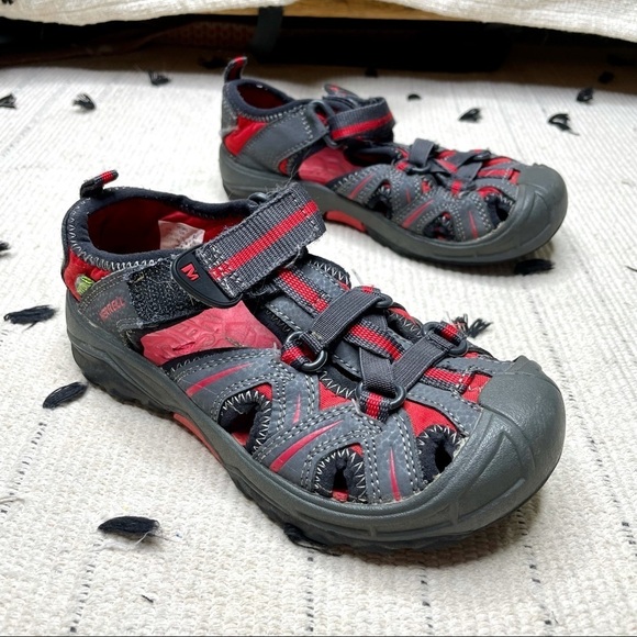Merrell Hydro Hiker Water Red Sandal Youth 12 - Picture 1 of 11